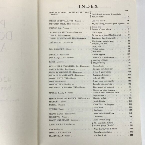 The Prima Donnas Album 42 Celebrated Arias From Famous Operas G Schirmer 1956 - Picture 5 of 10
